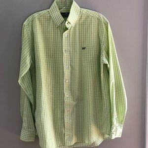 Southern Point Green/White Check Shirt